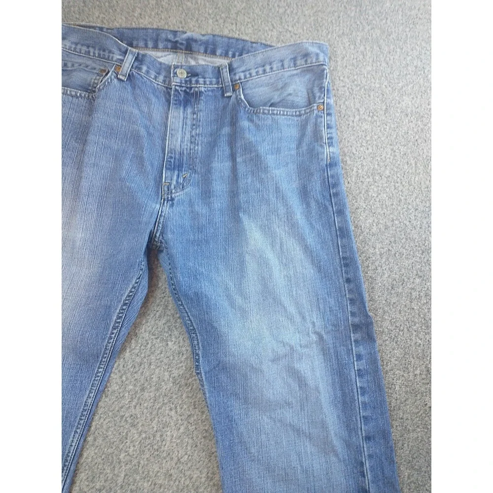 Levis 550 Relaxed Fit Jeans Mens 38x27 Blue Medium Wash Tapered Leg Denim Pants